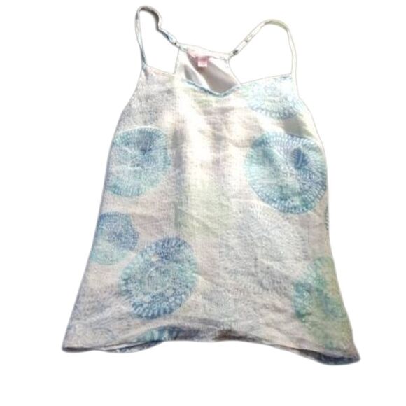 Lilly Pulitzer Blue and Green Tank Top - Picture 1 of 4